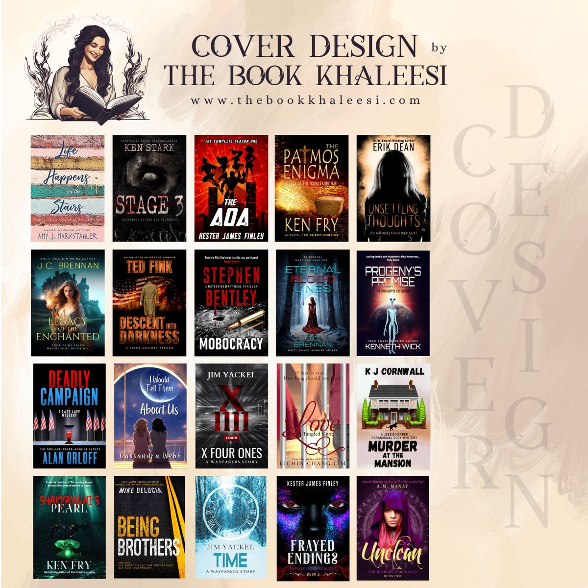 bookishspotlyt's tweet photo. In this digital age, your book IS being judged by its cover.
You worked so hard to write it. Set it up for success.
⬇️ ⬇️ ⬇️
https://t.co/LOeqVBlWid

#coverdesigner #graphicdesign #bookcover #authorservices #writingcommunity #authors #IARTG
#WritingCommunity #eevalancaster https://t.co/9lXPN68uam