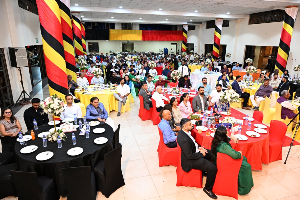 mtic_uganda's tweet photo. This evening, the Indian Business Community in Uganda came together at Lohana International School for a special thanksgiving event to congratulate Hon. @STanna444 on his appointment as Minister for Trade, Industry and Cooperatives. https://t.co/jX88fqTGpS