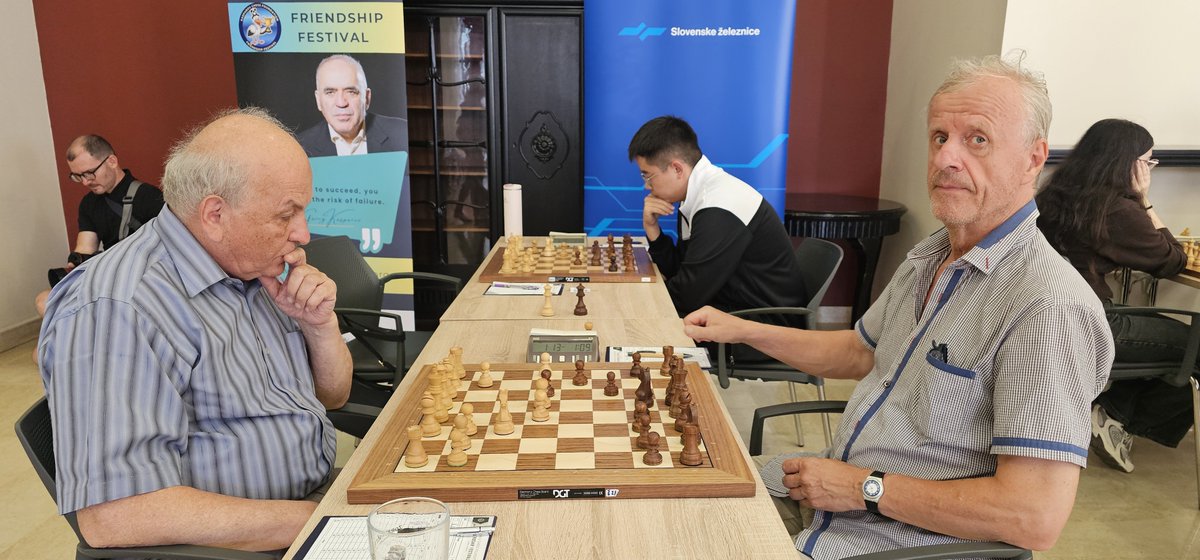 Kasparov_Chess's tweet photo. The Kasparov Chess Foundation Friendship Festival started in Radenci, Slovenia, on June 25!
185 participants from 31 countries, including 15 GMs, are taking part in the tournament, hosted at the Congress Center of Hotel Radin, part of Zdravilišče Radenci.
#Slovenia https://t.co/exfKiX3MM4