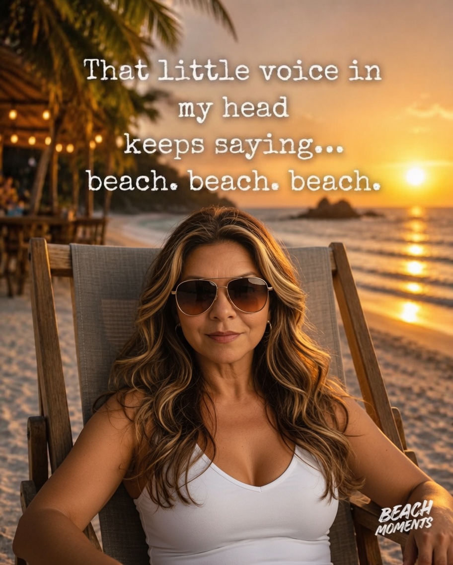 GiGiTX214's tweet photo. That little voice in my head keeps saying.. beach… beach… beach… 

And I’m saying YES! YES! YES! LFG! https://t.co/0dVWpGNQnG