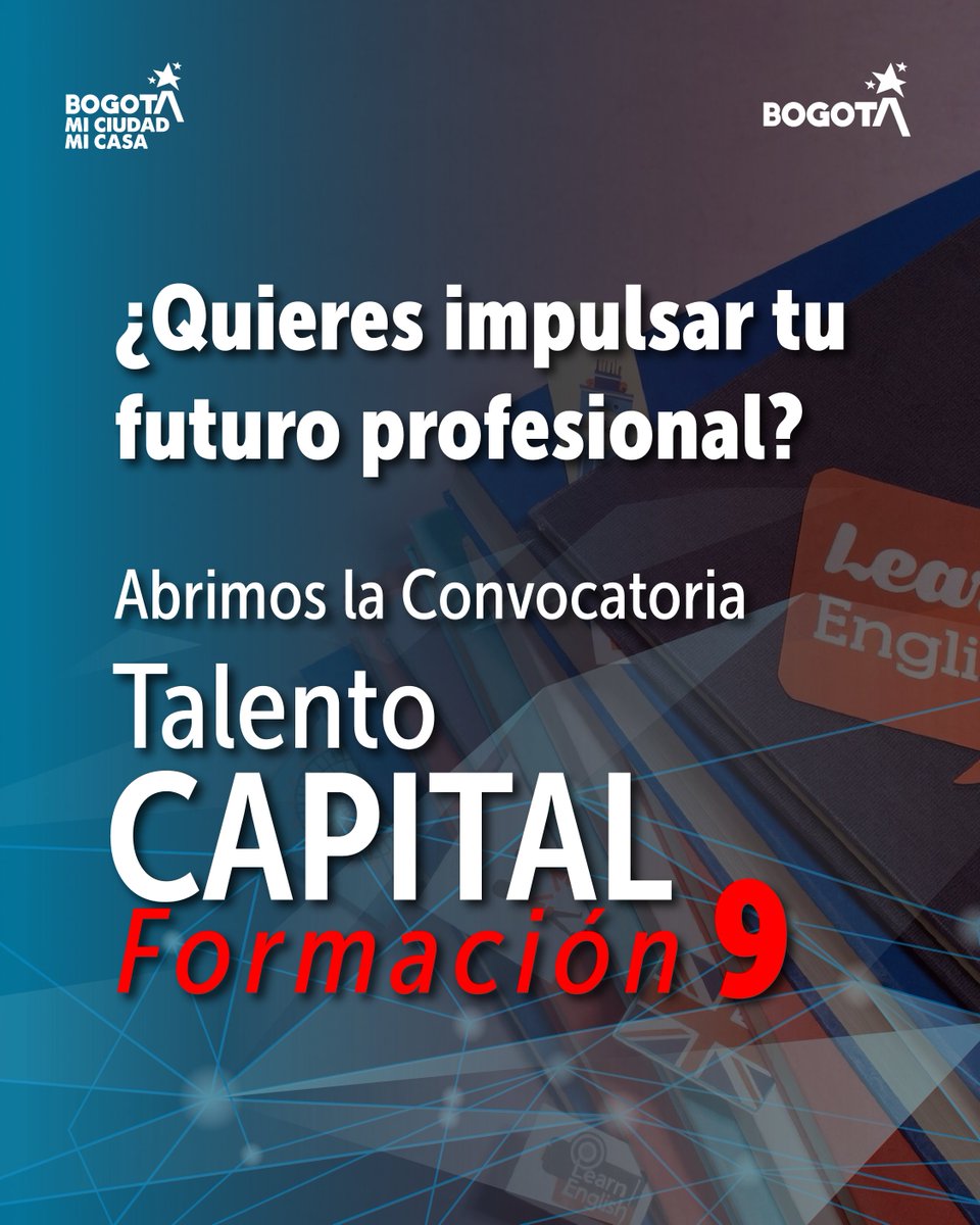 cobritish's tweet photo. 🚀 ¡Tu futuro profesional habla inglés! Conoce la Convocatoria Talento Capital Formación 9

¡Jóvenes de Bogotá, cumplir la meta de aprender inglés en 2026 es posible! 🌟 La Agencia Atenea y el British Council se unen para ofrecerte una oportunidad única: acceder a una beca para estudiar inglés y llevar tus habilidades al siguiente nivel. ¡No dejes pasar esta oportunidad!

👉 Desliza el carrusel para conocer las dos modalidades de estudio y elegir la que mejor se adapte a tu ritmo:

✔️Opción 1: English Without Borders con clases virtuales sincrónicas (hasta 100 horas) enfocadas en entornos laborales y clubes conversacionales. ¡Ideal para interactuar y practicar! 🗣️💻

✔️Opción 2: Licencias de acceso por 6 meses a la plataforma del British Council para un aprendizaje autodirigido (Niveles A1 a C1). ¡Estudia a tu propio ritmo! 🕒📱

Ingresa ahora mismo a https://t.co/897LzfPQq6

No te pierdas esta increíble oportunidad ¡El inglés te abre las puertas del mundo!