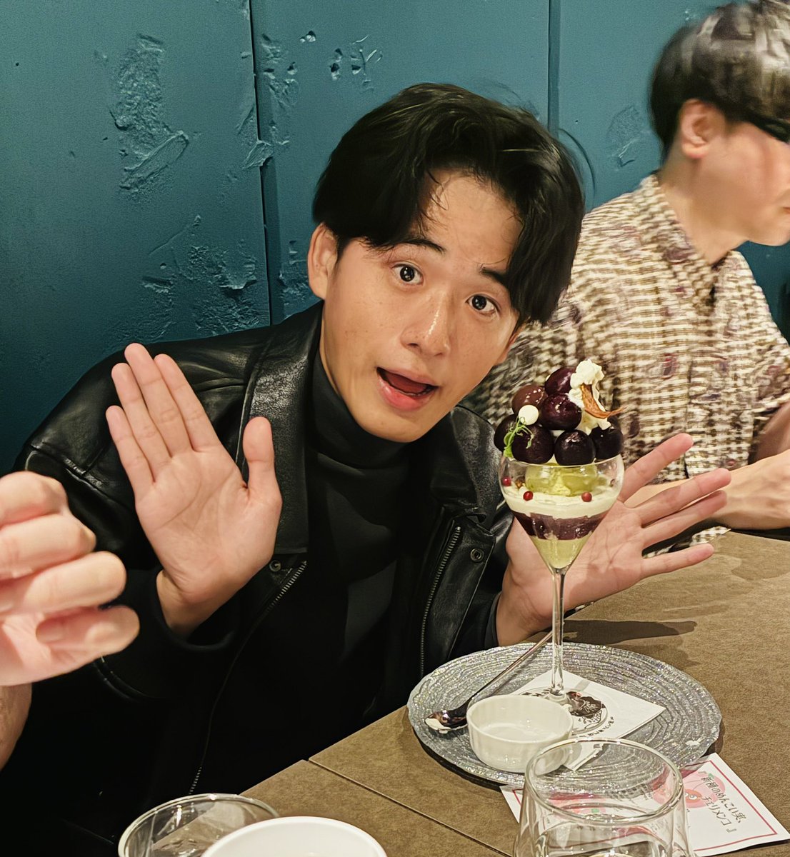 とらさん♡パフェ⑧ パフェも美味しかったです👽✨