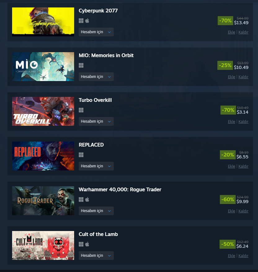 ZeroGamegg's tweet photo. Steam Yaz İndiriminden Alınacak Oyunlar

Kendi değerli gördüklerimi paylaşayım oyun arayan varsa bakabilir afied. 

Özellikle Ninja Gaiden 4 kesinlikle oynanması gereken oyunlardan.

Sizin de var ise öneriniz alırım. https://t.co/RPGbBMDe0d