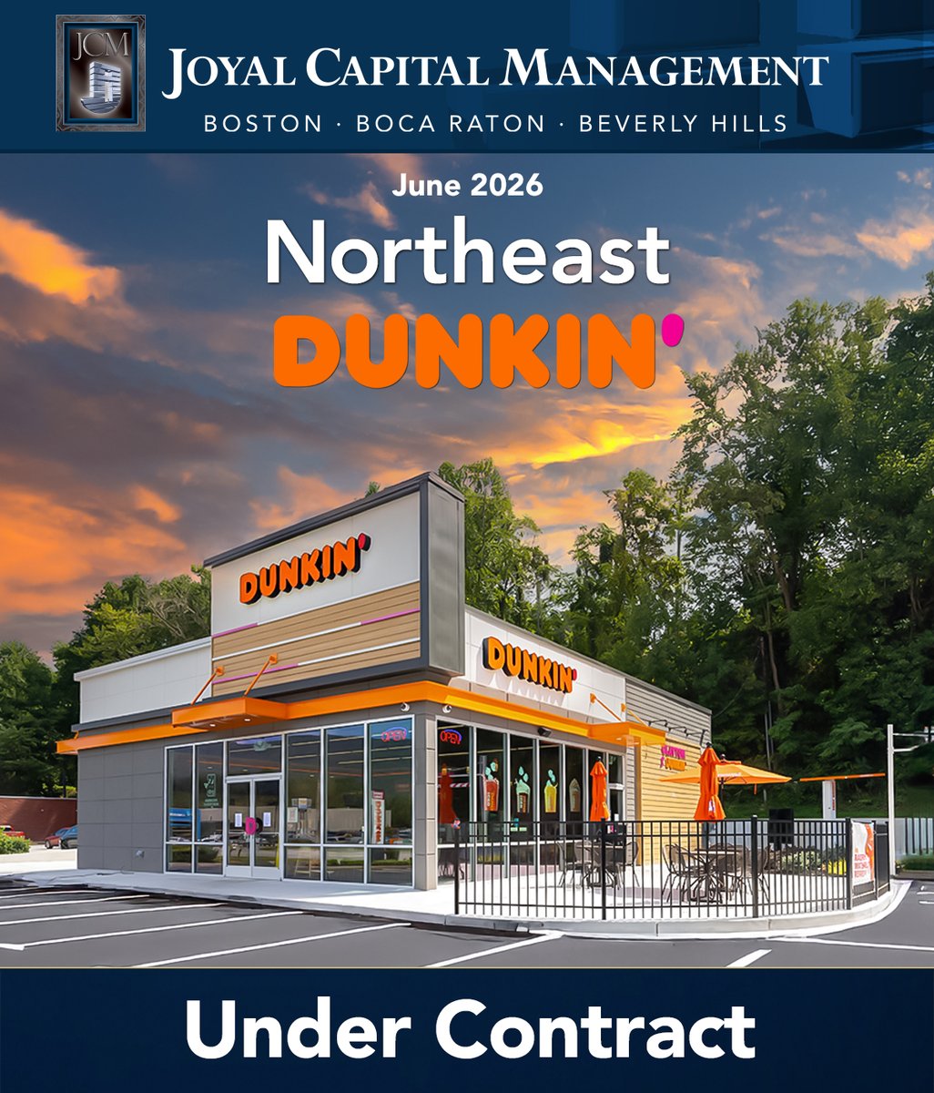 joyalcapmgt's tweet photo. JCM Franchise Development, LLC
is pleased to announce that a Purchase and Sale agreement has been executed for a Northeast Dunkin' Network

READ MORE:
https://t.co/5sTejkHV1k
https://t.co/jPJhoPY4j8

#JCM #Joyal #GaryJoyal #dunkin #finance #FranchiseOpportunity #Northeast https://t.co/9EJnbQgk2E