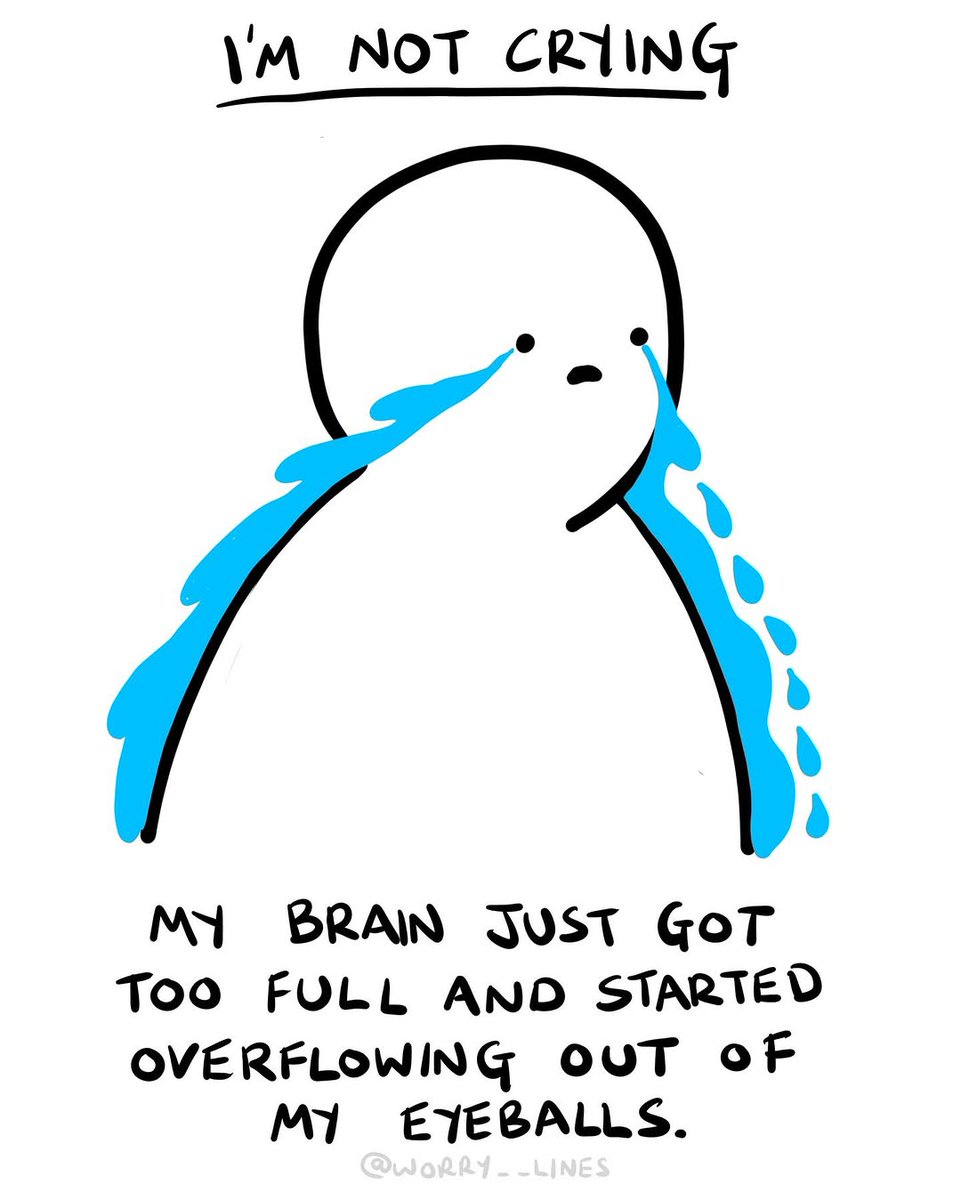 worry__lines's tweet photo. Just leaking overwhelm. (Support me on patreon and receive an envelope of goodies and gratitude plus 15% off in my store! You can also order this or any drawing from this page as a print! My book 'You're Doing Really Well Given The Circumstances' is ... https://t.co/YuAMRsB6Kr