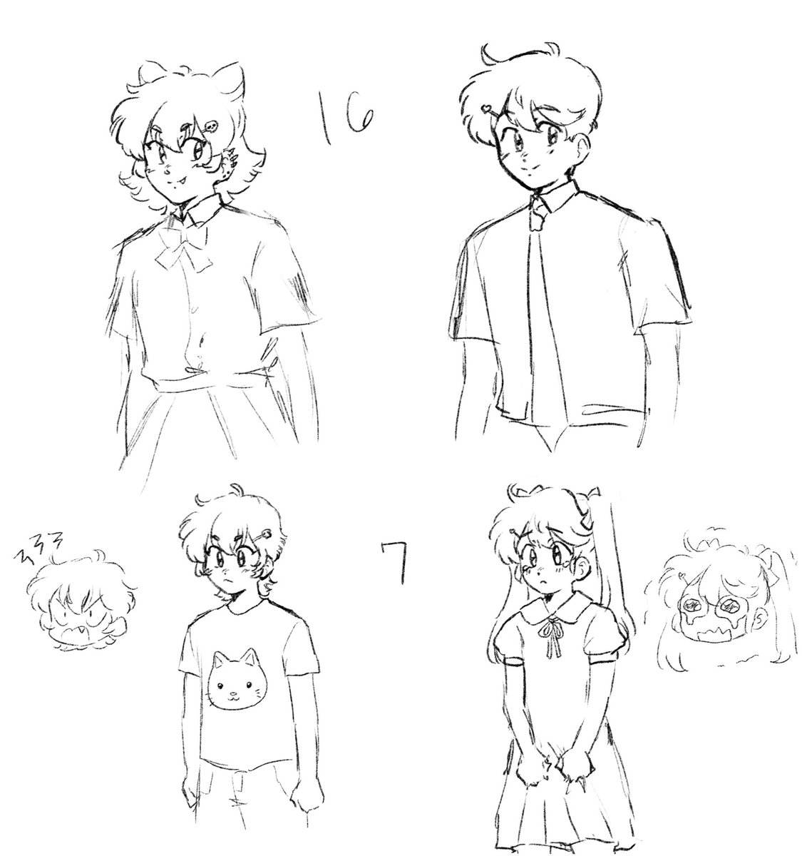 im making a yuri oneshot, heres some brewing #oc 