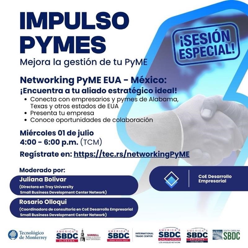 texastrade's tweet photo. 🌎 Ready to expand globally?

Join a Mexico–U.S. Business Networking Event connecting entrepreneurs across borders.

🤝 Build partnerships | Present your business

📅 June 24 | 4–6 PM CT
🔗 https://t.co/A8VwL6YM1v

#SBDC #InternationalTrade #USMexico https://t.co/iupUuBsLA6