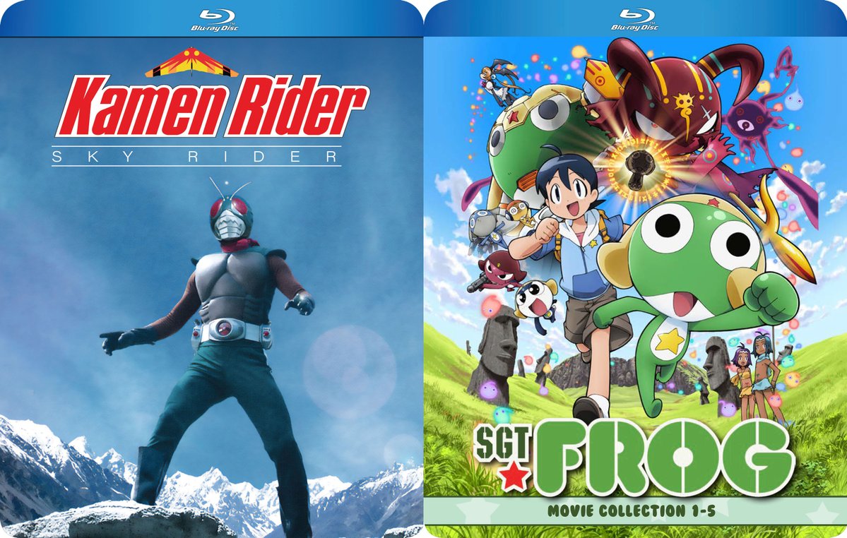 discotekmedia's tweet photo. Kamen Rider Skyrider https://t.co/OSxkpnF12Y
Sgt. Frog Movie Collection 1-5 https://t.co/Pfi0SBQkw1 https://t.co/KqqG6EVSsq