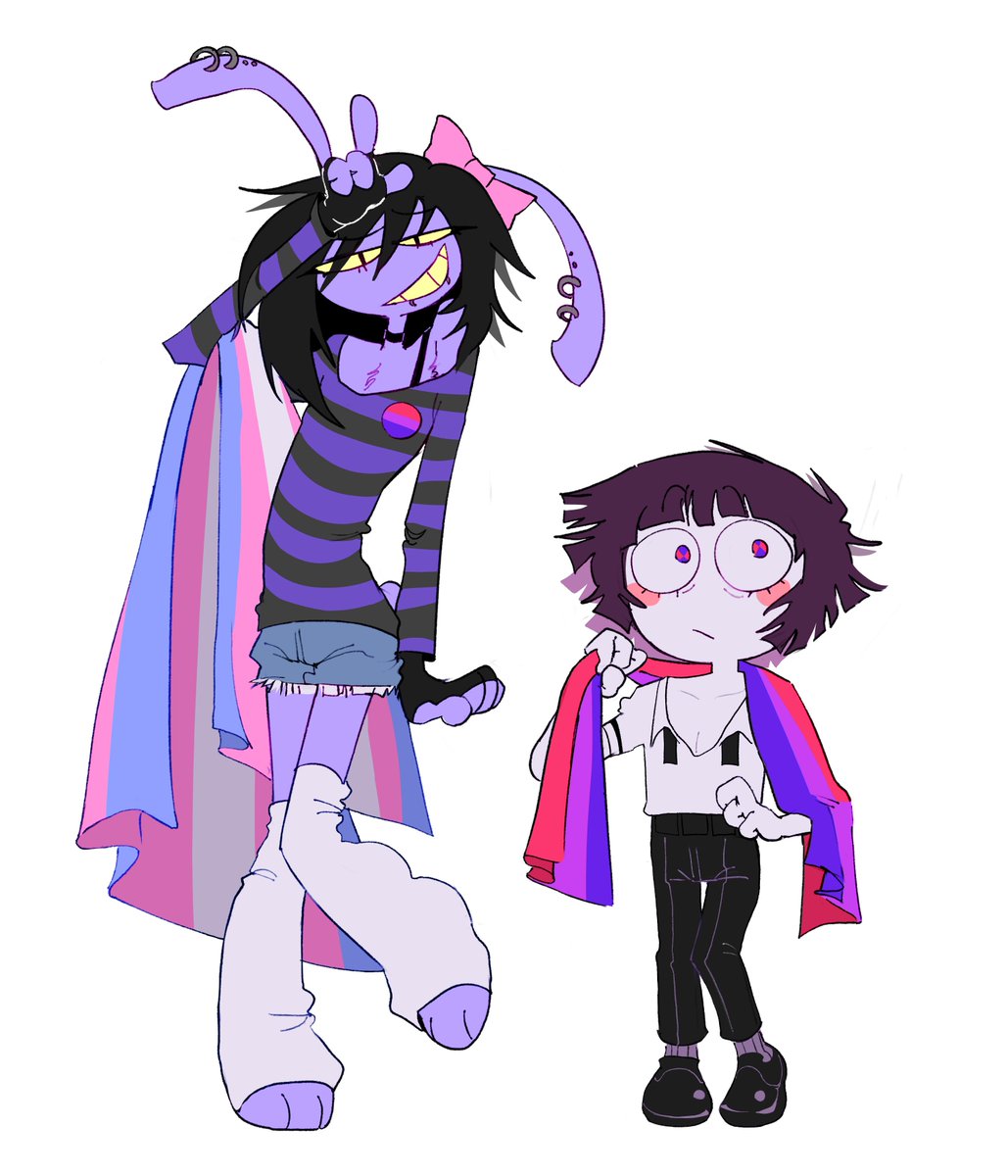 bagosmarijuanos's tweet photo. pride month art (1/2)

#femjax #funnybunny https://t.co/ULRJxdMHIn