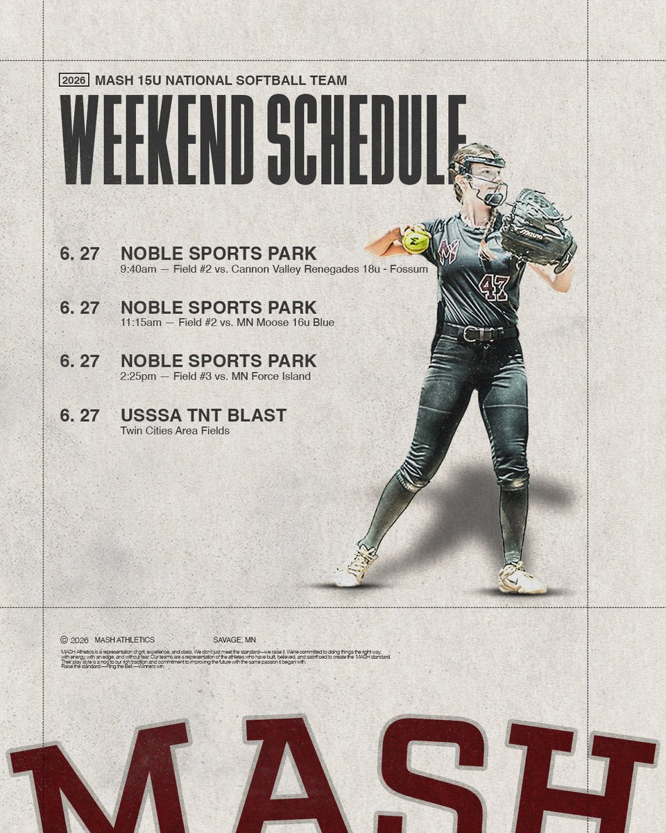 MASH__Softball's tweet photo. As Shania Twain once said, “Let’s go girls” 🎶🤠 https://t.co/7ahAICPNrr