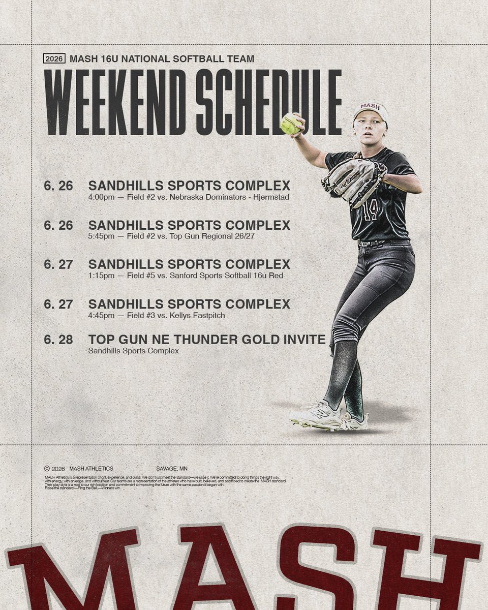 MASH__Softball's tweet photo. As Shania Twain once said, “Let’s go girls” 🎶🤠 https://t.co/7ahAICPNrr