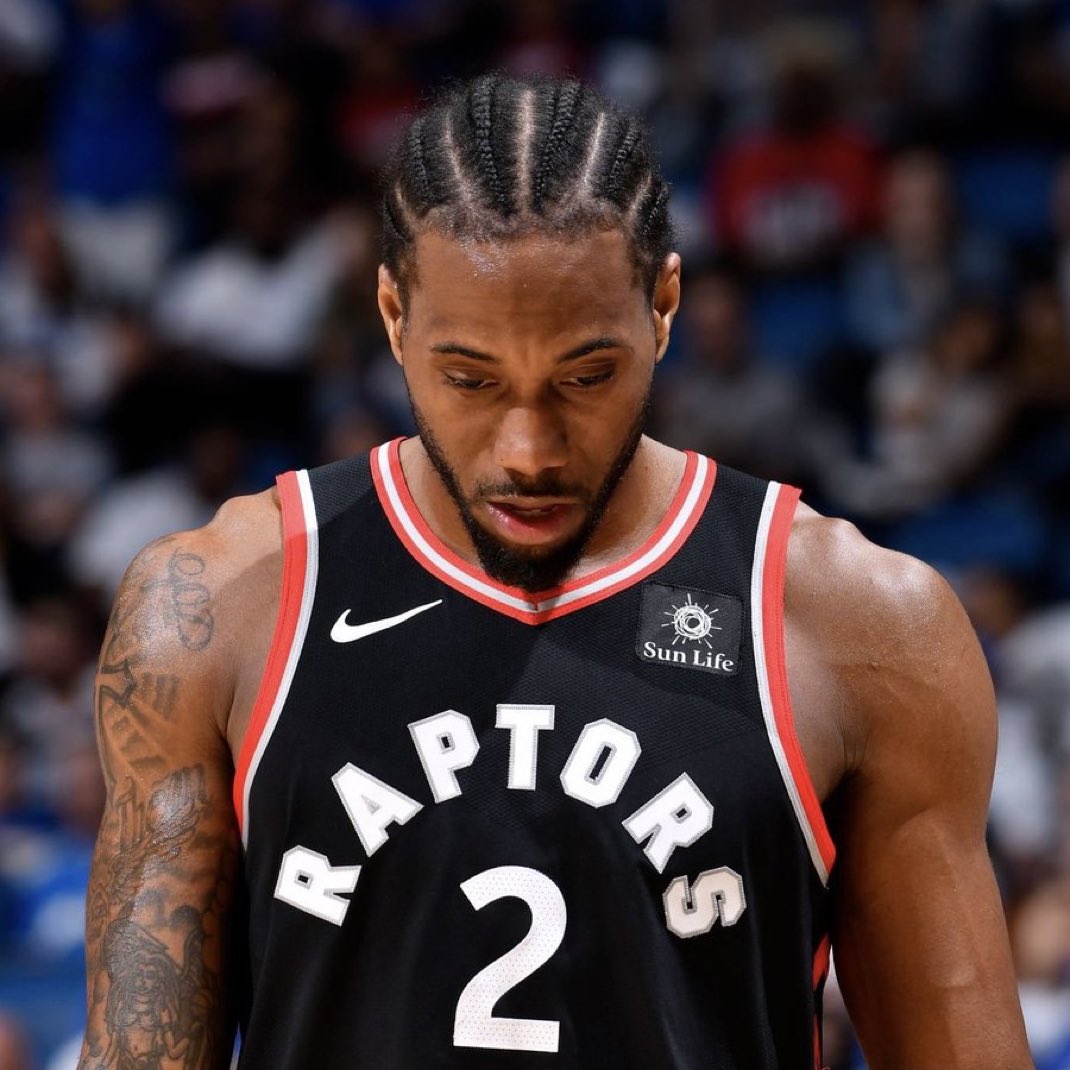TheNBAGlobal's tweet photo. Report: The Raptors are interested in trading for Kawhi Leonard, and he would be open to signing an extension in Toronto https://t.co/Sx7LwxhDvb