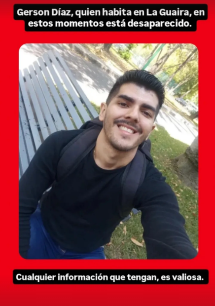 RTripone's tweet photo. @iamnotkimm ¡Hola! Un compañero de la universidad está desaparecido en La Guaira. Se llama Gerson Díaz y lamentablemente, no tengo más información. 

#Terremoto #Sismo #Venezuela https://t.co/jWRK07CdqO