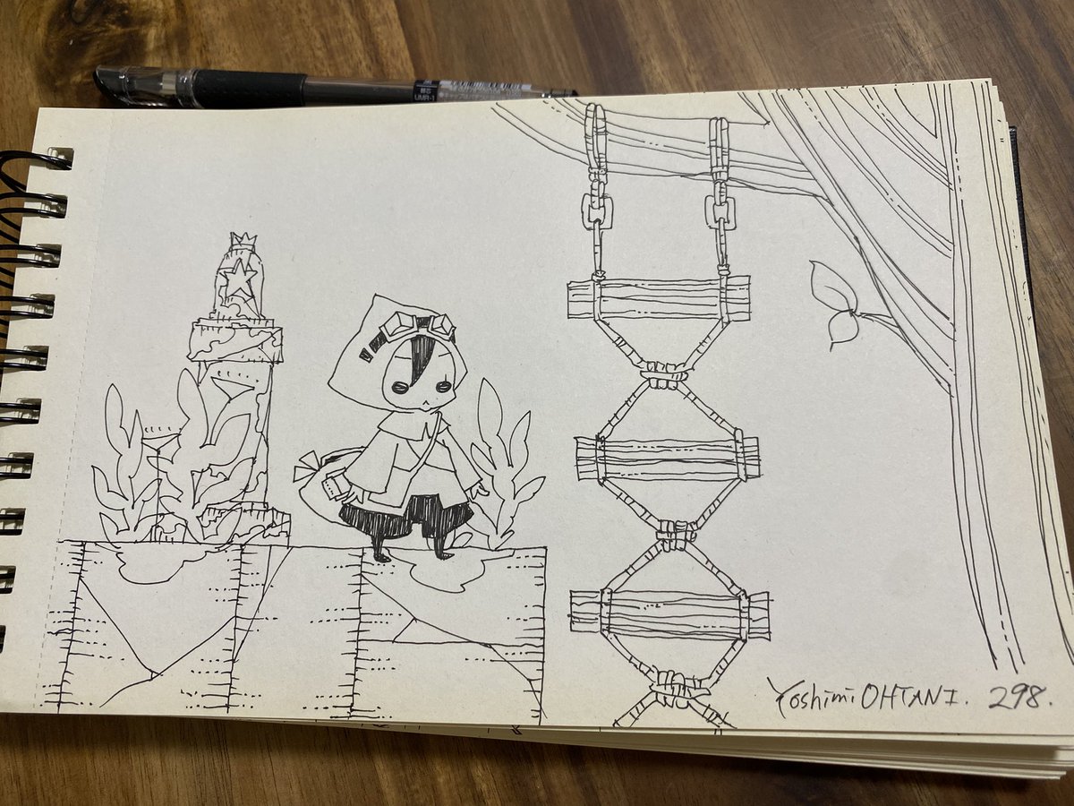 YoshimiOHTANI's tweet photo. Oops… forgot to post this one. 
↓
Made it up.

Today’s Scribble 
22 June, 2026

#DoodleWorld
#originalcharacter https://t.co/eWcI5BoDYV