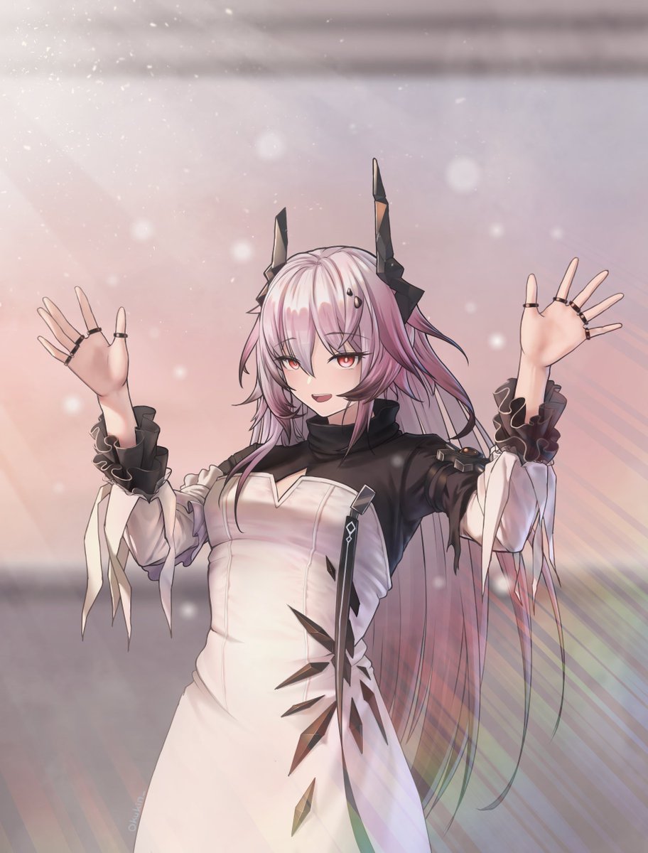 Okukin_07's tweet photo. "わっ！驚いた？"

#Arknights #明日方舟 #アークナイツ https://t.co/67ouLLpg4n