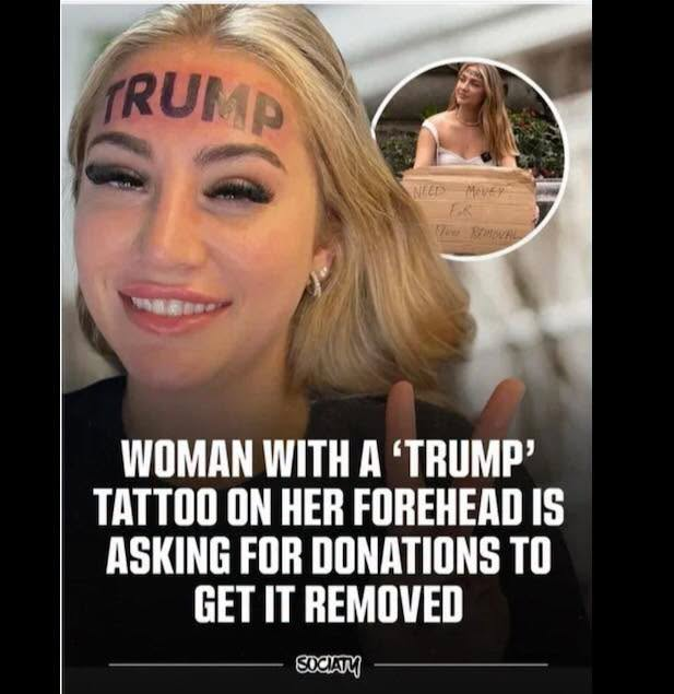 JamesTate121's tweet photo. Pay for it yourself. She called us "libtards".🙄 https://t.co/V3Je4TxtvP