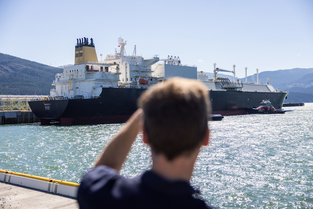 tomfletcherbc's tweet photo. Eby drops hint before his first-ever trip to China, he's coming back early to join Mark Carney for a July 2 announcement about LNG Canada phase two. https://t.co/DEV4exckf7