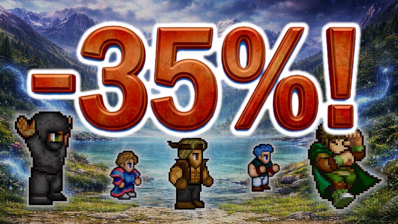30MinuteGames's tweet photo. Lastlore Saga is 35% OFF

A classic turn based RPG with 13 unlock able characters and roguelike progression.

#indiegame #roguelite #pixelart https://t.co/uIgWO2I5Up