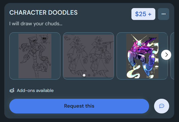 J4WTRAP's tweet photo. scratch that : I have bumped them up to be fullbody doodles now and +10 for color. you can find the listing on my kofi here
https://t.co/rRqwv56Mzr https://t.co/Dha9mhfqlR
