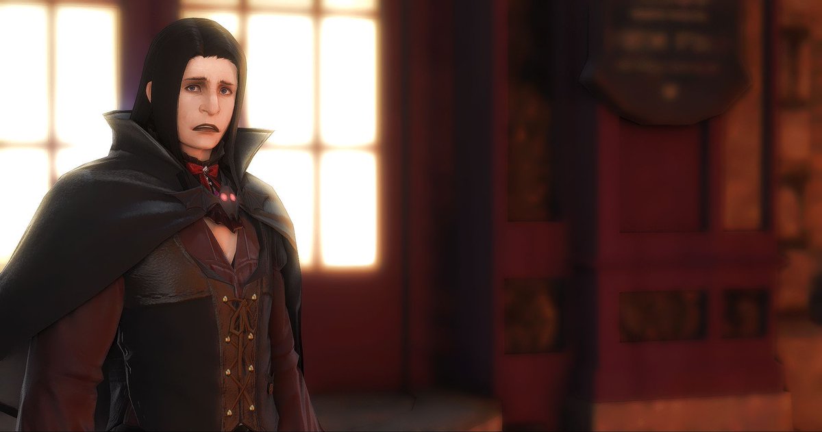 SFW_SidGunn's tweet photo. #Gpose | #gposers | #FFXIV | #Sidgunn | #ITcrowd
"An ill wind is blowing. Last night I was stirred from my slumber by a crow calling three times. Caw... caw... well you know what a crow sounds like". https://t.co/vSGyyLRcNC