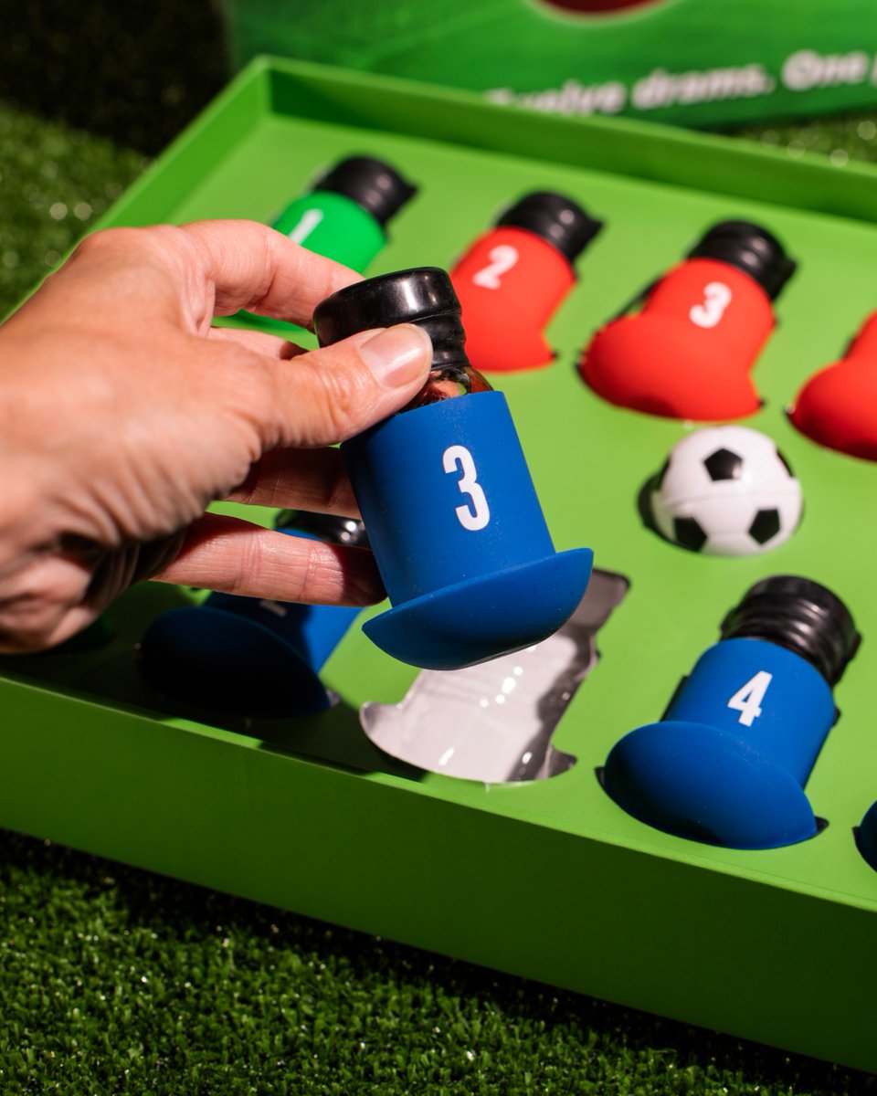 MasterOfMalt's tweet photo. Yes, this is 100% real. The beautiful game meets the beautiful dram with Drambuteo! 🥃 ⚽ 

Choose your side, enjoy the whisky, place the empty bottles into the shells, flick to pass, tackle and shoot. The first to five wins! 

https://t.co/ylScAFZV9Y https://t.co/roWr1G87jL