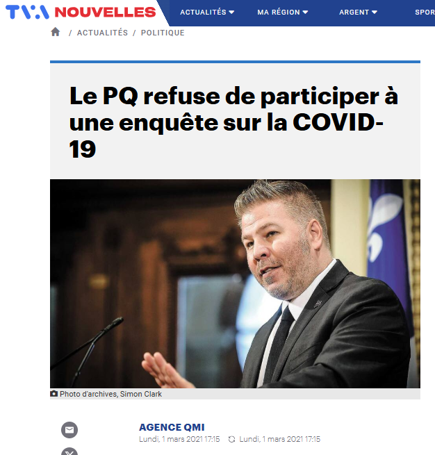 lucquebec's tweet photo. Le PQ est généralement très actif pour demander des commissions d’enquête sur les autres: SAAQclic, financement du PLQ, etc.

Mais quand il y a 6700 morts et qu'ils sont impliqués dans les décisions, c'est une autre histoire.
Les vieux partis, plus ça change, plus c'est pareil. https://t.co/TRl8Hz8OZG