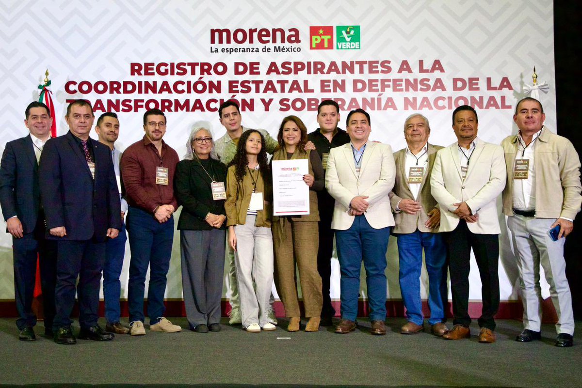 FabiolaAlanis_S's tweet photo. Hoy di un paso más en el movimiento que ayudamos a construir desde sus orígenes.

Con orgullo y compromiso me registré para participar en el proceso de la Coordinación Estatal de Defensa de la Transformación y la Soberanía Nacional en #Michoacán. Vamos a seguir caminando con el pueblo, fortaleciendo la unidad de @PartidoMorenaMx y acompañando el proyecto que encabeza nuestra presidenta @Claudiashein .

#EsTiempoDeMujeres #Morena #HonestidadYAmorPorMichoacán