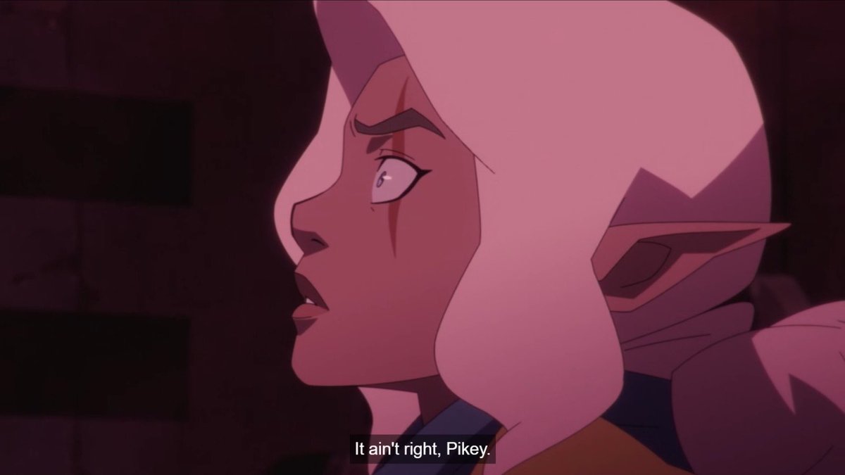 wirelightss's tweet photo. #LVMSpoilers
.
.
.
.
.
.
.
.
.
.
this is a huge, huge, huge moment of appreciation for grog. and honestly, i don't even want to analyze it as "character development," because grog has always been this way; this season just gave him a chance to SHINE—literally. https://t.co/yn12kzSty7
