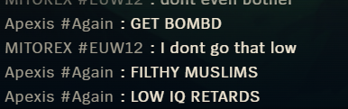 Sliverlive's tweet photo. hey @RiotSupportDACH this player joined our lobby after a game. pls do something against players like that. i know i have no say in the punishment but this deserves a hardware ban cuz he WILL have other accounts. https://t.co/xLlUIooINY