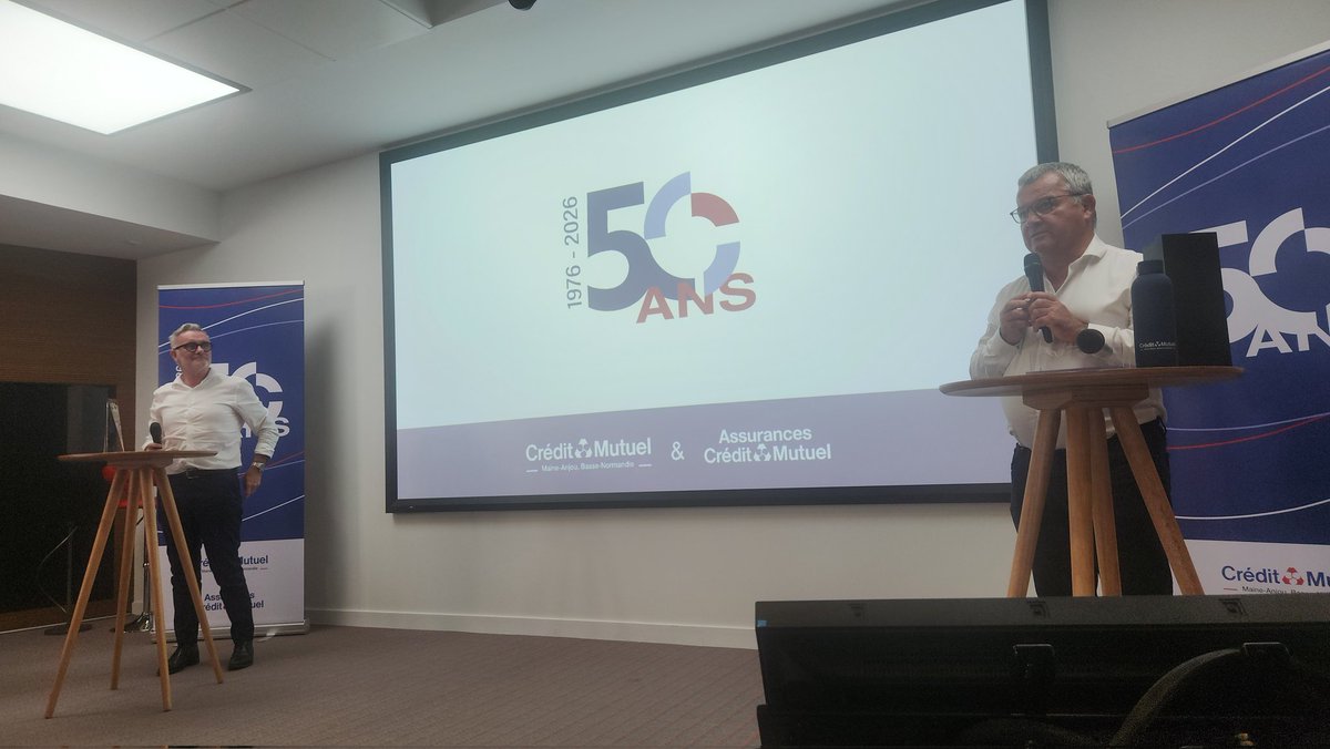 BaalDaniel's tweet photo. Célébration aujourd'hui à Laval des 50 ans de partenariat entre les Assurances du @CreditMutuel et le @CMMABN, un partenariat très vertueux. https://t.co/HwKs5YKxkw