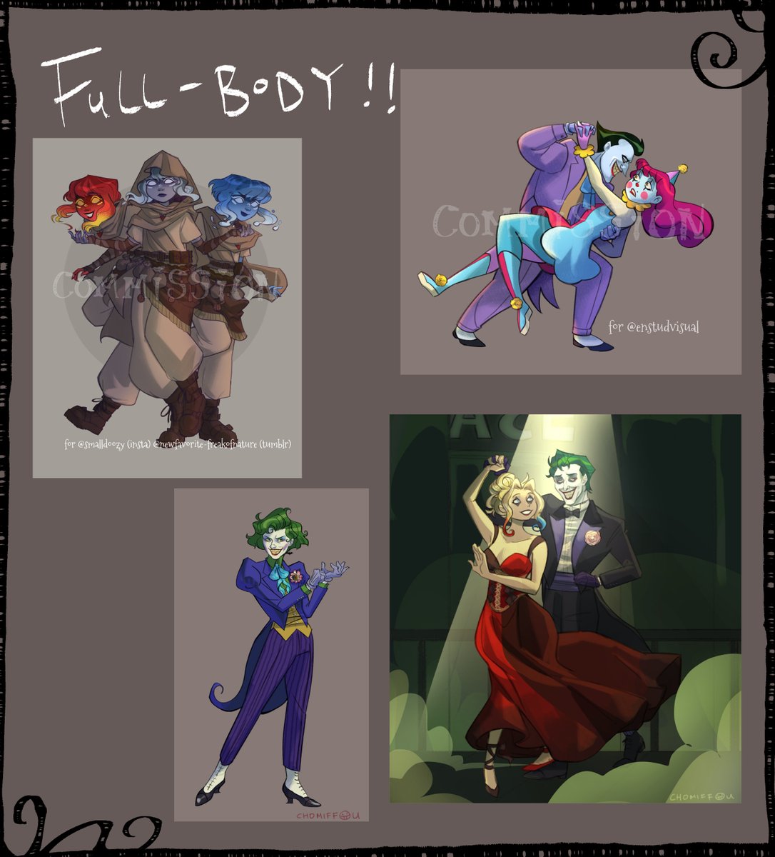 chomiffou's tweet photo. My full-color character comms are open, you can find more info on my VGen or in the images below! (1/2)
VGen: https://t.co/wtVCrCINaL
#VGen #vgencommsopen https://t.co/giexMDnbDi