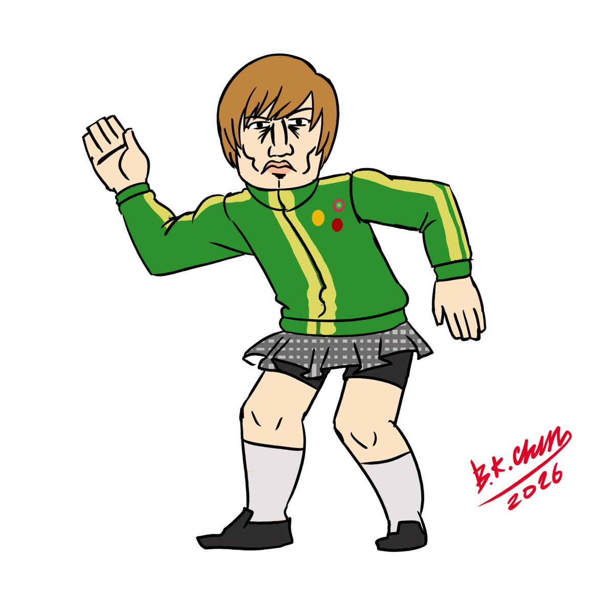 bkchan2's tweet photo. No pregunten, estaba aburrido y con poco tiempo para dibujar:

#PERSONA #Chie #shitpost https://t.co/QqHPsPgwpa