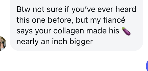 AlpacaAurelius's tweet photo. collagen makes everything bigger https://t.co/iJ5x7ZOopb