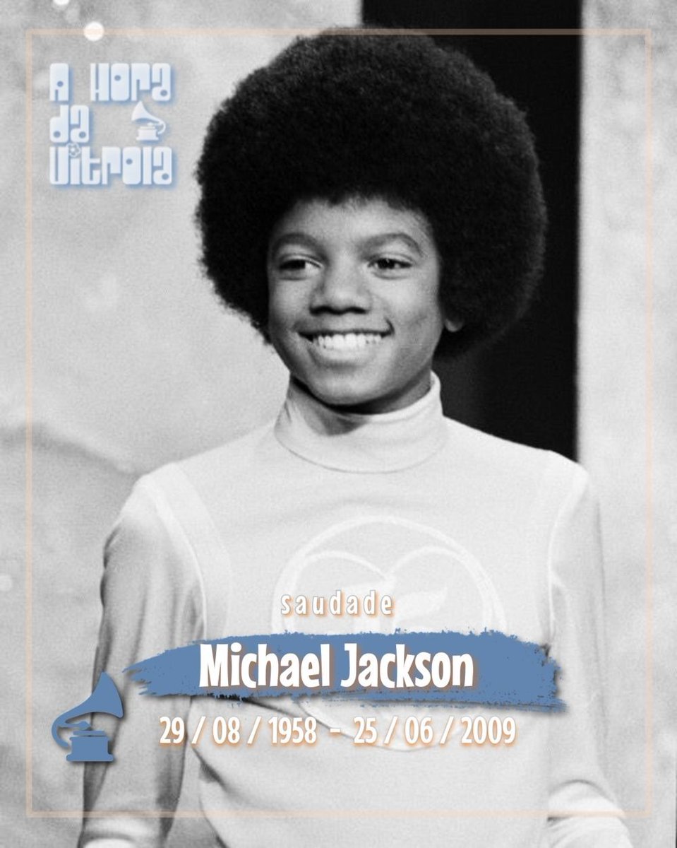 ahoradavitrola's tweet photo. Lembrando hoje do grande Rei do Pop, Michael Jackson, que nos deixou nesta data em 2009. 💔 https://t.co/KiyJSbeaNa