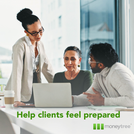 MoneytreeSW's tweet photo. Financial planning isn't about predicting the future. 
It's about helping clients feel prepared for it. 
That's why advisors need more than calculations and reports. Take a look at what we have to offer: https://t.co/qF0mgXwhkE https://t.co/c5JIFFtuCt