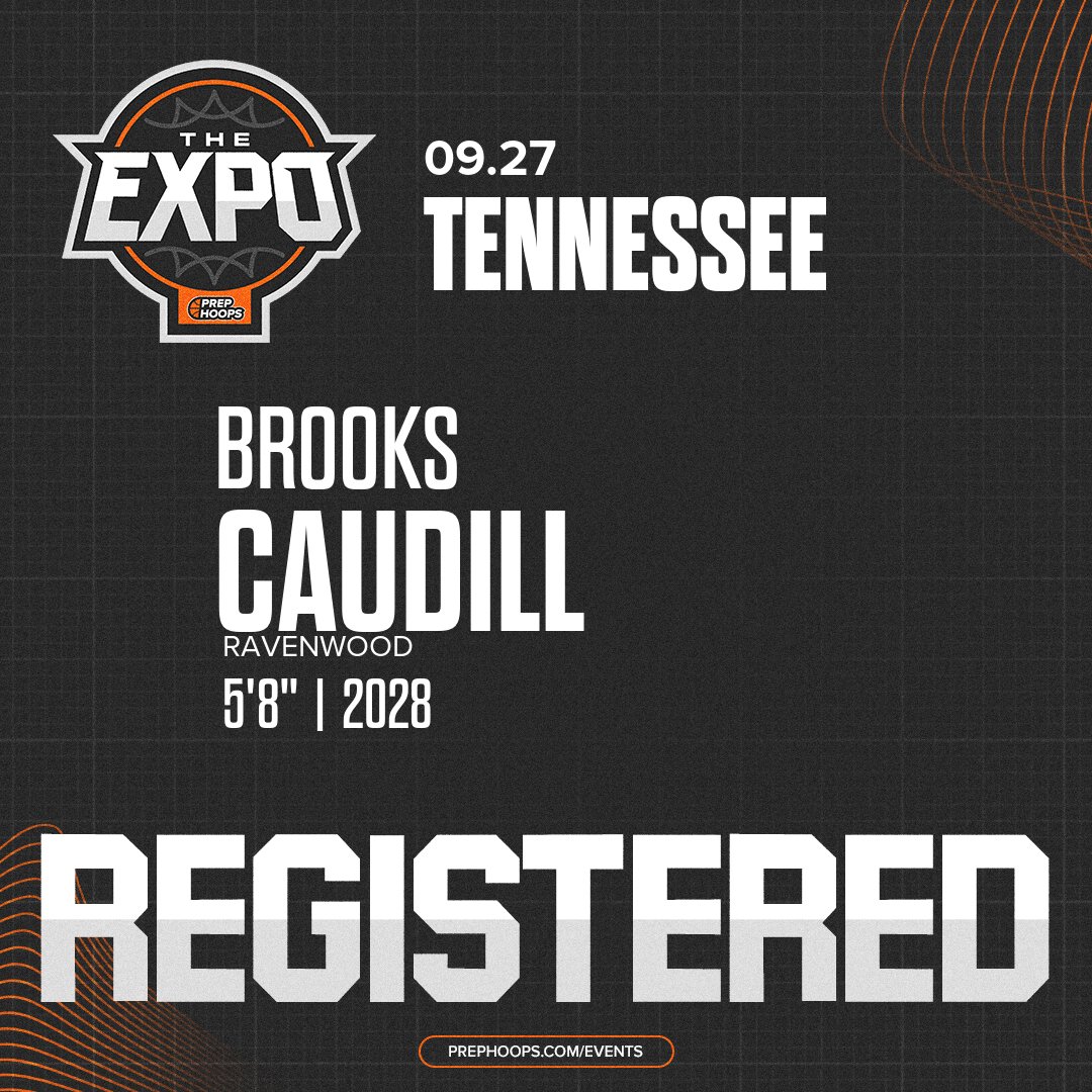 PrepHoopsTN's tweet photo. Welcome Class of 2028 Brooks Caudill (@BCaudill_2028) of Ravenwood HS to the @PrepHoopsTN Showcase @ Lebanon High School. 

🔥🏀 #PHExpoTN 🏀🔥

Register NOW! 👇  
https://t.co/BO8G2EdmUk https://t.co/uT7a91VMrm