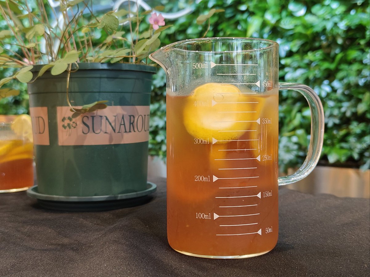 Rk11158's tweet photo. [Make your morning brighter! Whip up iced honey lemon tea in 5 mins: steep black tea, add lemon juice + a spoonful of honey, stir over ice. Refreshing u0026 zesty! #HomeBrew #QuickDrink]， https://t.co/sDrfjEACNd