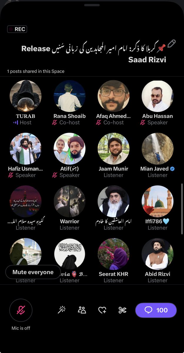 RShoaib_N's tweet photo. 🔴 داستانِ کربلائے معلی ذکرِ امامِ عالی مقام حسین علیہ السلام
بزبانِ حضور قبلہ امیرالمجاہدین حضور امامُ العاشقین خادم حسین رضوی رحمتہ اللہ علیہ جاری۔۔ https://t.co/2dDnscmhQ0