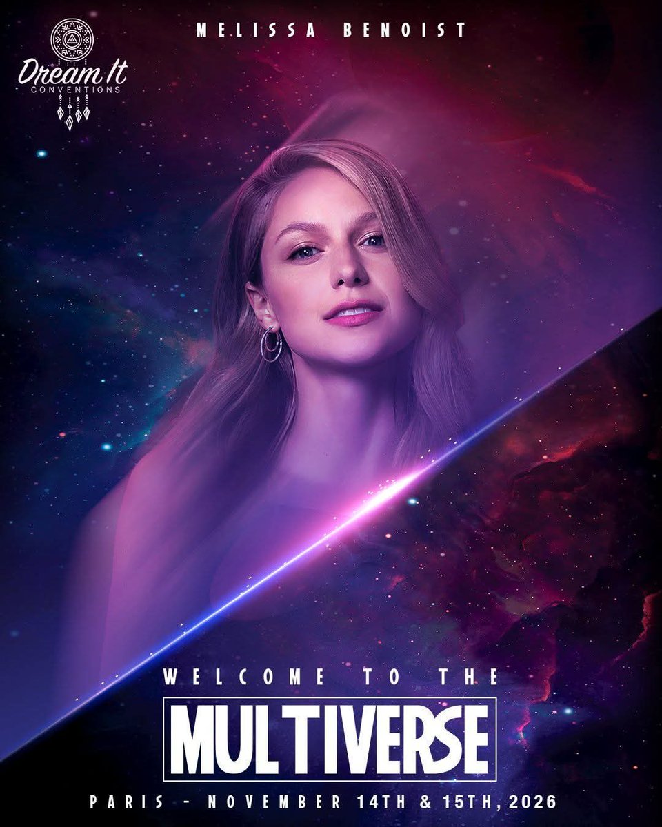 EuroConNet's tweet photo. GUEST ANNOUNCEMENT
#WelcomeToTheMultiverse #WTTM #DreamItConvention #MelissaBenoit
14 - 15 November, 2026
Paris, France
https://t.co/jR4Hi51xTl https://t.co/LpTzv8ftXi
