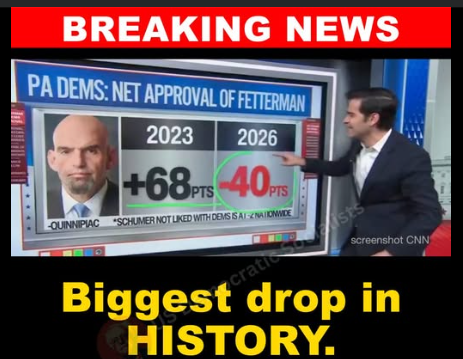 coyledoyle8's tweet photo. @SenFettermanPA 🚨BREAKING: @SENFETTERMANPA SUPPORTS A GENOCIDAL MURDEROUS ISRAEL &amp; WILL BE VOTED OUT IN 28 ... HE SHOULD RESIGN NOW

ALL PRO ISRAEL, AIPAC &amp; ISRAELI PAC DEMOCRATS WILL BE VOTED OUT IN 26 &amp; 28 https://t.co/Brp0WuUihJ