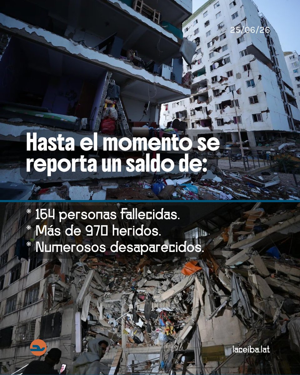 LaCeiba_Lat's tweet photo. 🚨 Venezuela se encuentra en estado de emergencia nacional tras sufrir dos devastadores terremotos de magnitudes 7.2 y 7.5 que afectaron gravemente a la región centro-norte costera del país. Las autoridades y equipos de rescate ya se encuentran desplegados atendiendo los múltiples daños estructurales, heridos y personas desaparecidas en las zonas afectadas.