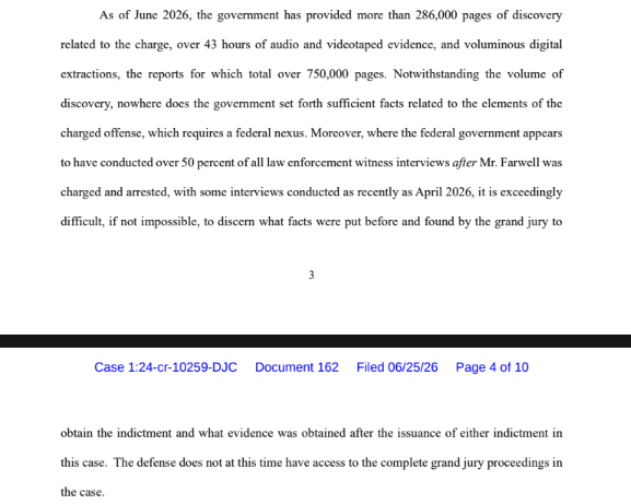 GrantSmithEllis's tweet photo. BREAKING🚨🚨🚨:

"FEDERAL INVESTIGATORS conducted interviews in the Sandra Birchmore Case as recently as April of 2026."

Sound the alarm. Prepare the garrisons. Ready the draw-bridges.

It's almost game time.

Source page 4 of 10 (via @KyleSharkey8) - https://t.co/fvSjDB699w https://t.co/5qKeuCXbu1