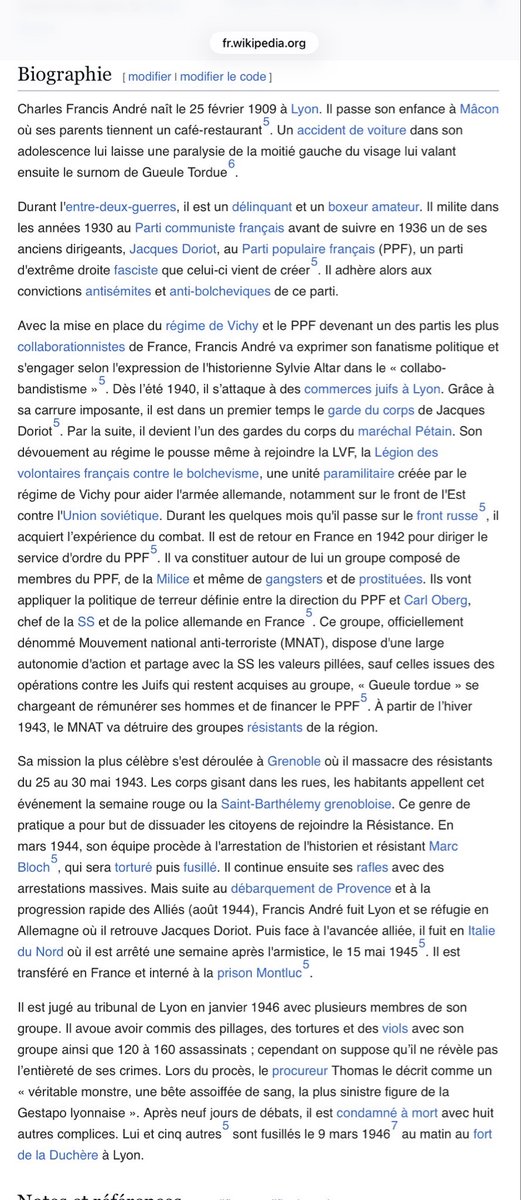 One_AuBe's tweet photo. @pat_marco53 @GerardAraud C’est faux ce qu’a dit Bardella sur Francis André, pour info sa biographie. https://t.co/2CHZ1bBZ82