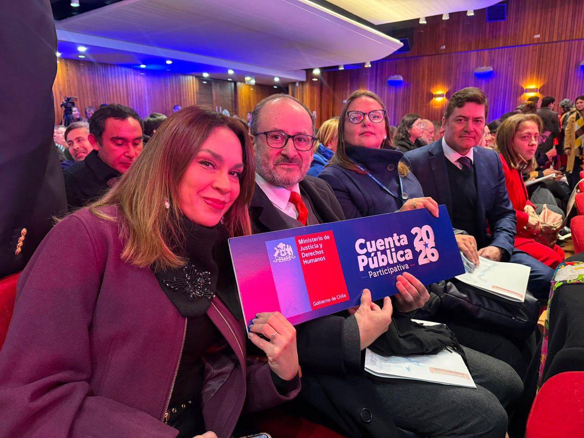 cajbiobio's tweet photo. 📌Hoy acompañamos al Ministro Fernando Rabat y a los Subsecretarios Luis Silva y Pablo Mira en la #CuentaPública participativa 2026 del @MinjuDDHH 🇨🇱

⚖️ Las Directoras y Directores Generales representaron a las cuatro Corporaciones de Asistencia Judicial del país en este hito. https://t.co/4ANjtf9BkB
