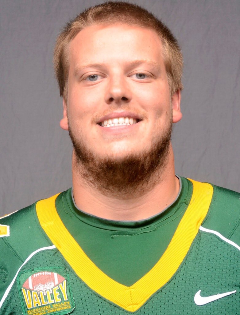 jsteck65's tweet photo. Bison Nation, in 64 days NDSU 🏈  starts FBS play in the Mountain West! Due to back and knee injuries, Josh Colville was forced to retire from playing football early, but his contributions on the OL for the #Rams were invaluable! #LetsGoBison #HornsUp🤘 #BisonFBCountdown https://t.co/69KOOnRMdB