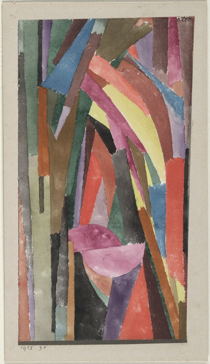 DuilleDesign's tweet photo. "Laughing Gothic". Paul Klee. 1915.
Image: MoMA. https://t.co/1yA9gpDmR6