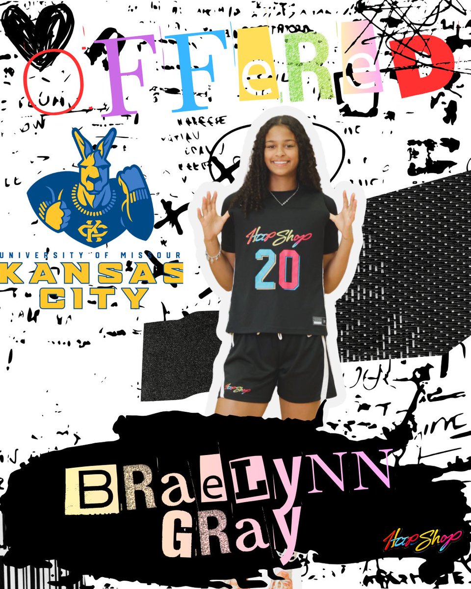 hoopshop_GBR's tweet photo. Congrats to (2027) 6’3 Braelynn Gray on receiving an D1 offer to Kansas City University, she’s been working hard and getting everything she deserves. It’s going to be a strong July for her #HoopShop26 #theopportunitycenter🏀📚👩🏿‍🎓 https://t.co/Rlvq5B27UH