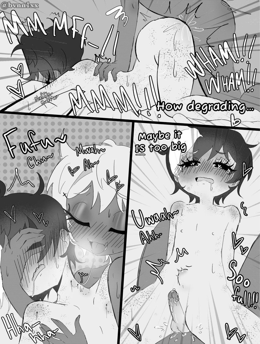 ang3lbvnnyy's tweet photo. Older nsfw I’ve made of my OCs Miles and Damien fucking raw 👍 https://t.co/Q2hegoGYyx