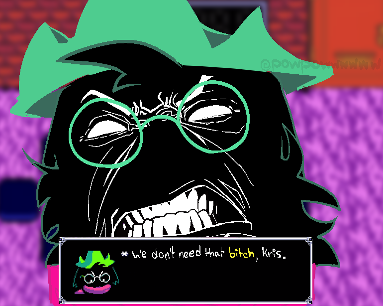 powpowwwwwww's tweet photo. Ralsei the entire fucking chapter

#deltarune https://t.co/qTS8K9r59N