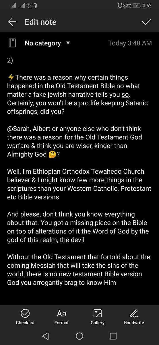 Getinet25's tweet photo. @Trillion0x @DD_Geopolitics/Sarah, Trillion0x etc

I got a pushback to you regarding your false/misguided narratives of the God of the Old Testament Bible vs the New Testament God, Yahweh etc as one of the Ethiopian Orthodox Tewahedo⛪believer

Don’t forget the existence of Seed Wars,Amaleks https://t.co/BVmzFaLLI3